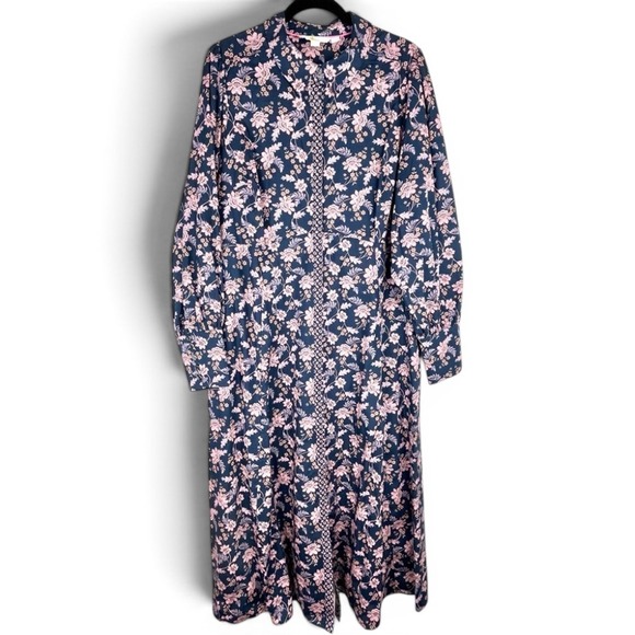Boden Dresses & Skirts - Boden Multicolor Chintz Bloom Empire Midi‎ Shirt Dress Size US 16/18 UK 20 EUC